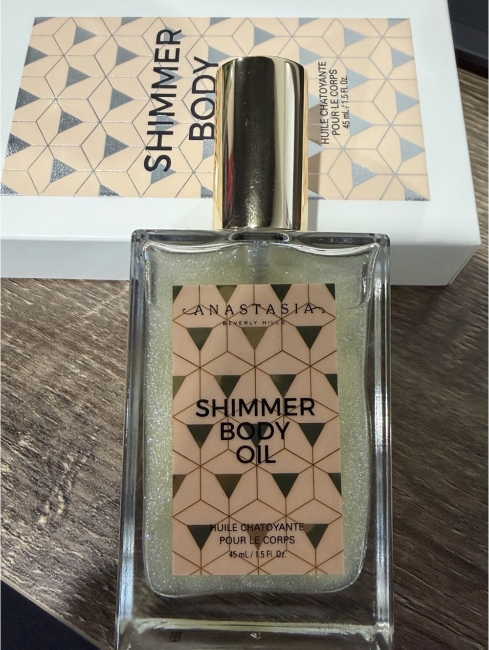 Anastasia Beverly Hills Shimmer Body Oil White